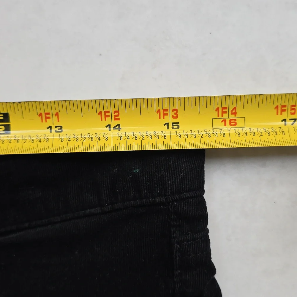 AG Adriano Goldschmied the Jegging Super Skinny Fit corduroy Black 29r Low Rise - Picture 7 of 12